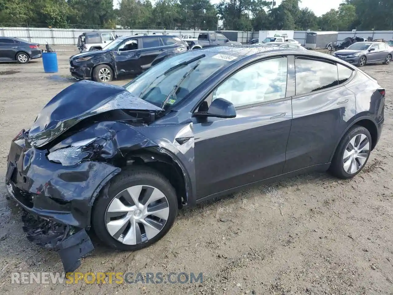 1 Photograph of a damaged car 7SAYGAEE5RF089252 TESLA MODEL Y 2024