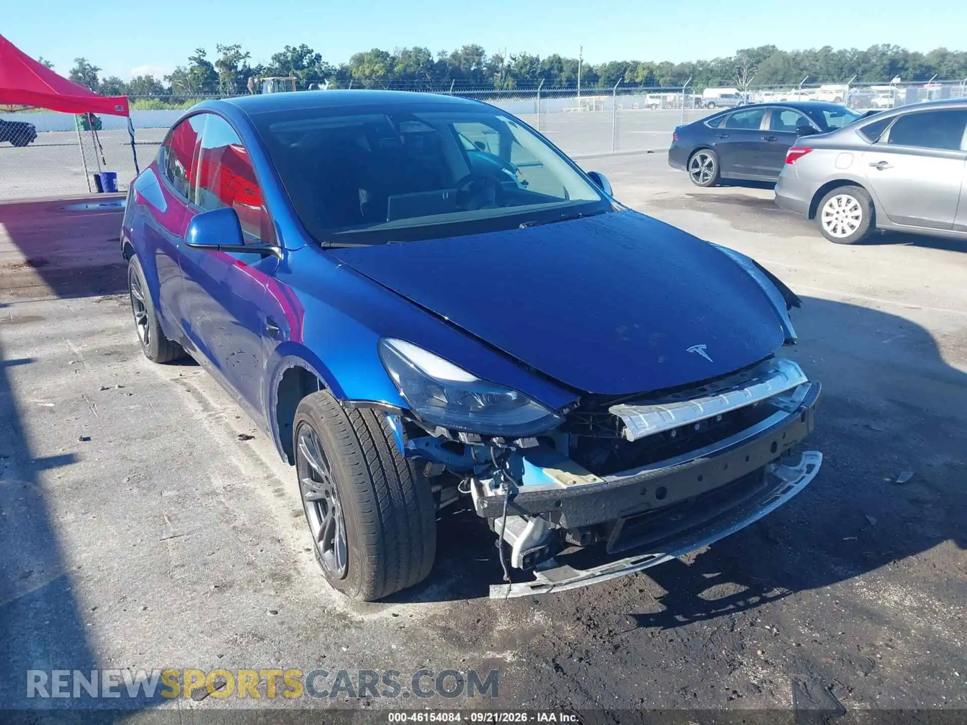 1 Photograph of a damaged car 7SAYGAEE5RF129426 TESLA MODEL Y 2024