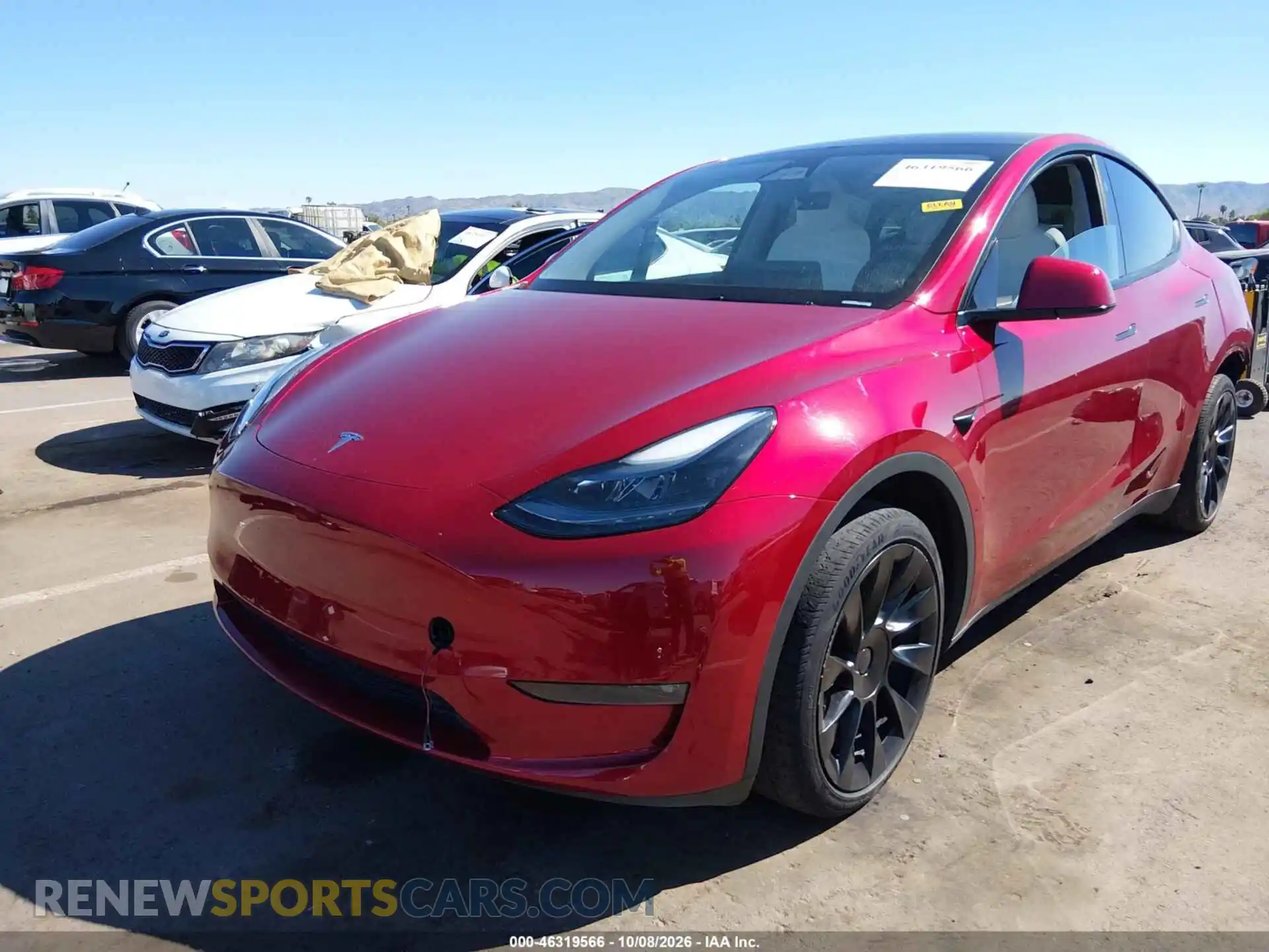 2 Photograph of a damaged car 7SAYGAEE5RF178643 TESLA MODEL Y 2024