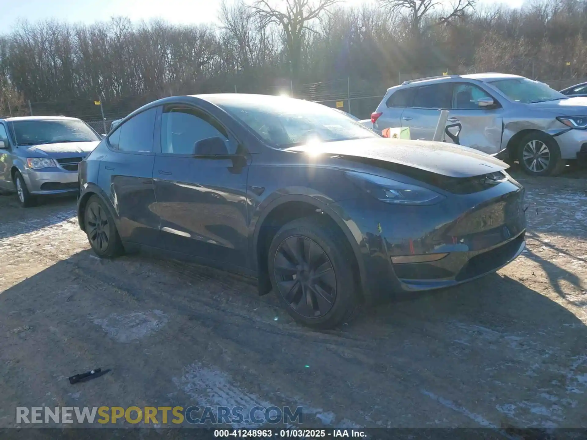 1 Фотография поврежденного автомобиля 7SAYGAEE5RF201368 TESLA MODEL Y 2024