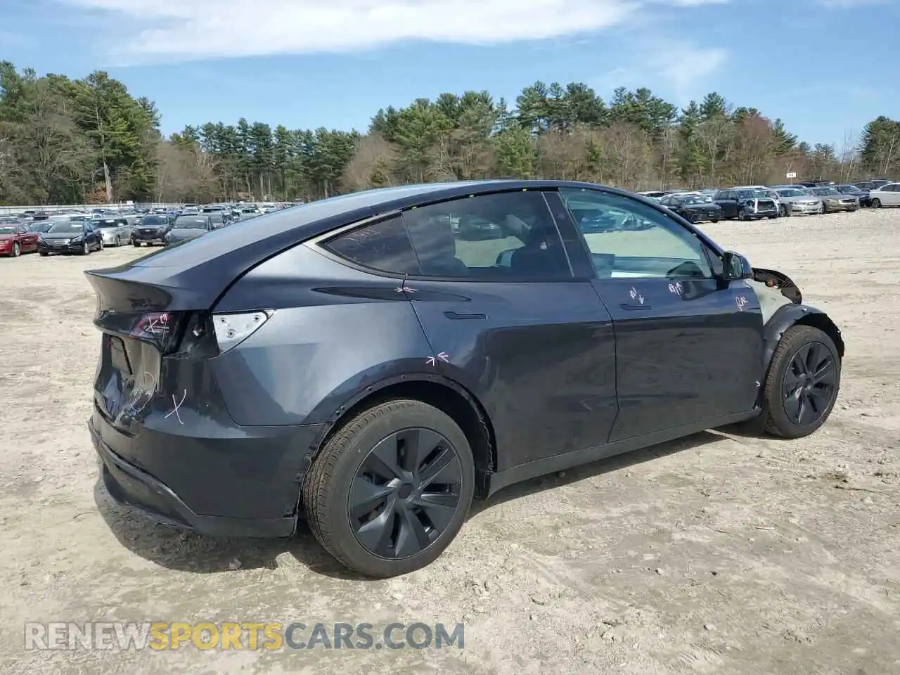 3 Фотография поврежденного автомобиля 7SAYGAEE5RF214010 TESLA MODEL Y 2024