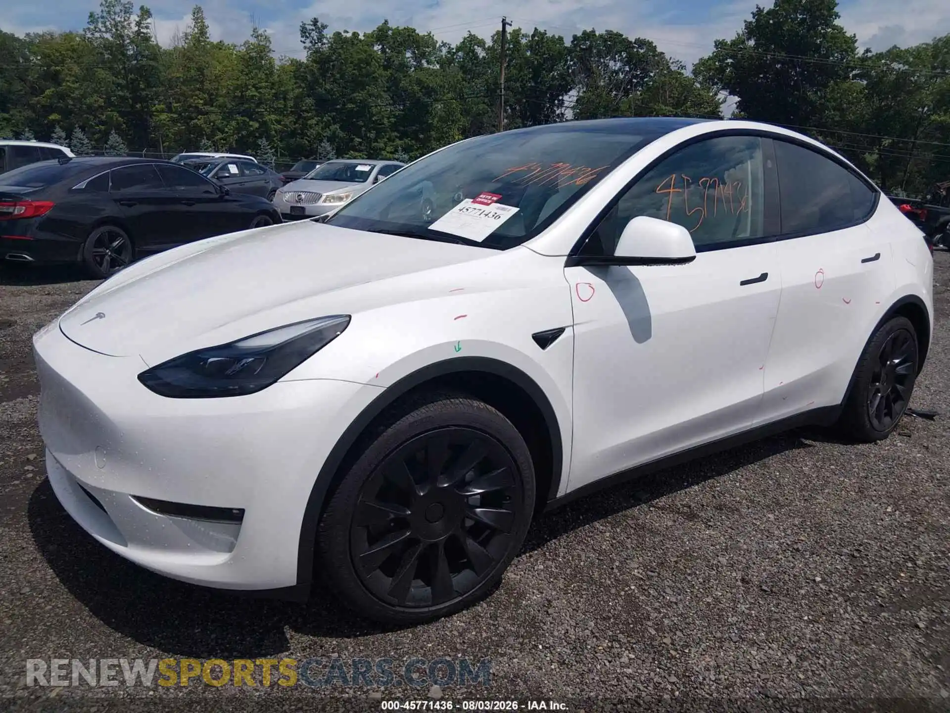 2 Photograph of a damaged car 7SAYGAEE5RF993361 TESLA MODEL Y 2024