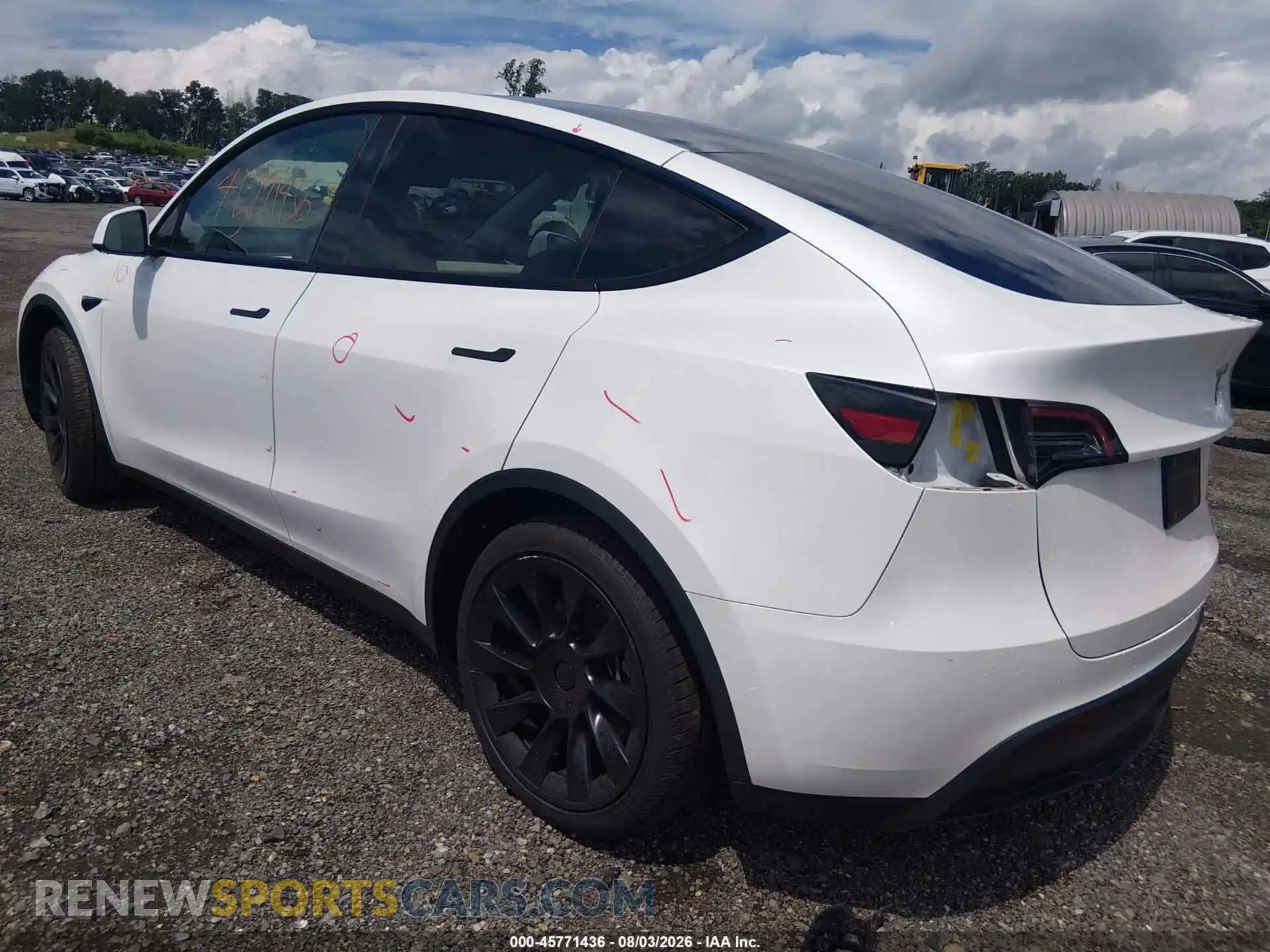 3 Photograph of a damaged car 7SAYGAEE5RF993361 TESLA MODEL Y 2024