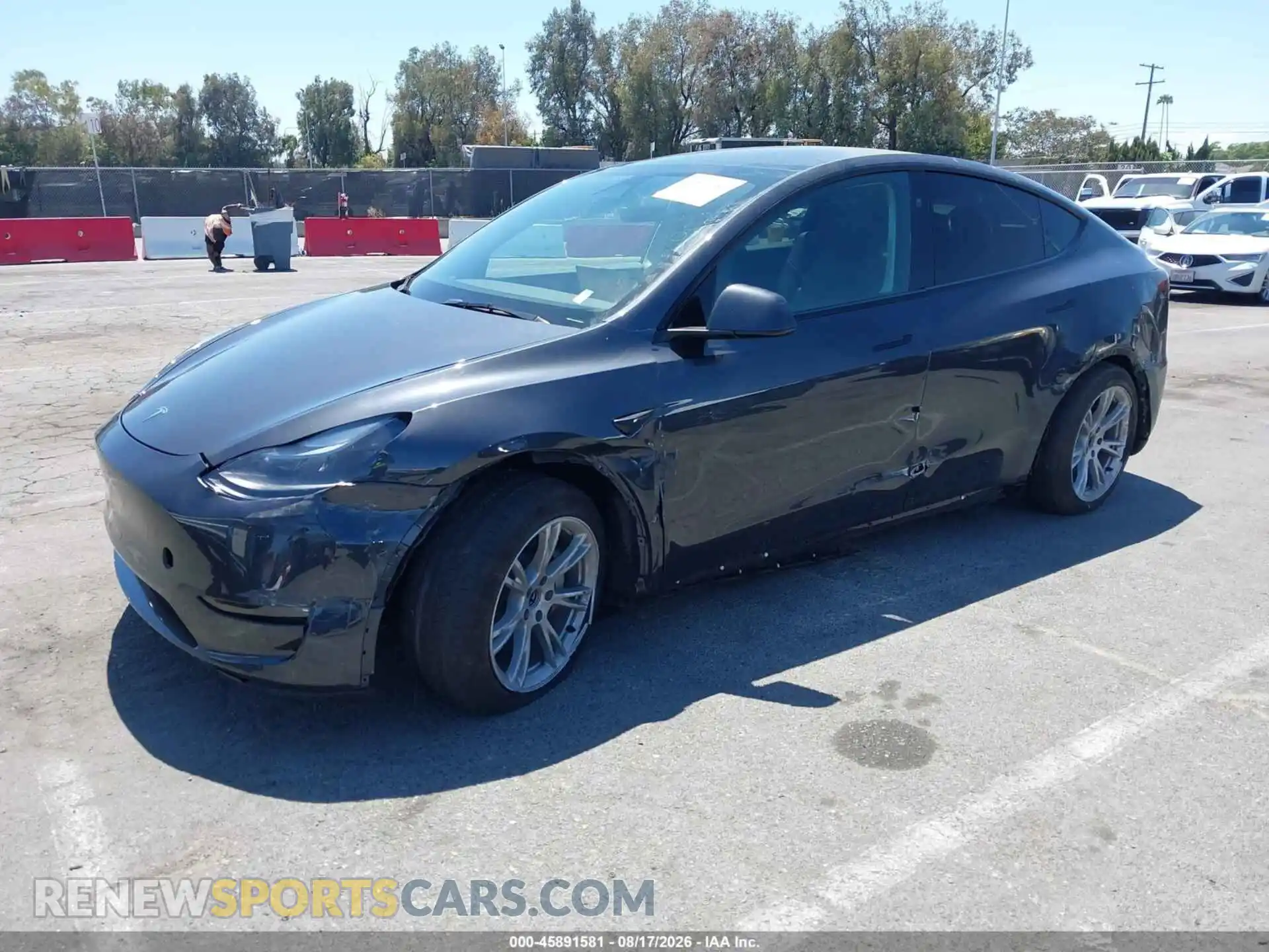 2 Photograph of a damaged car 7SAYGAEE5RF993585 TESLA MODEL Y 2024