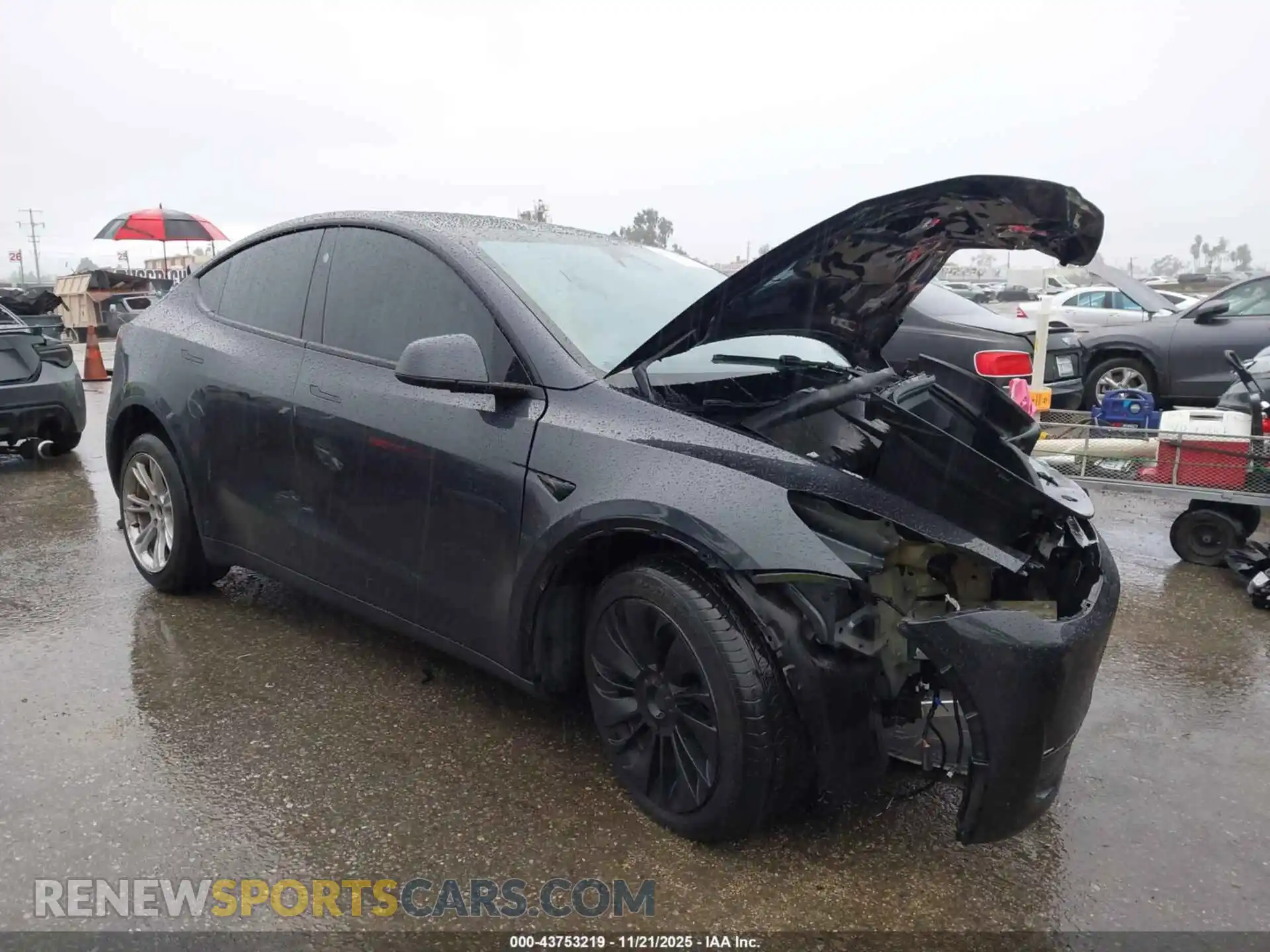 1 Photograph of a damaged car 7SAYGAEE6RF066918 TESLA MODEL Y 2024