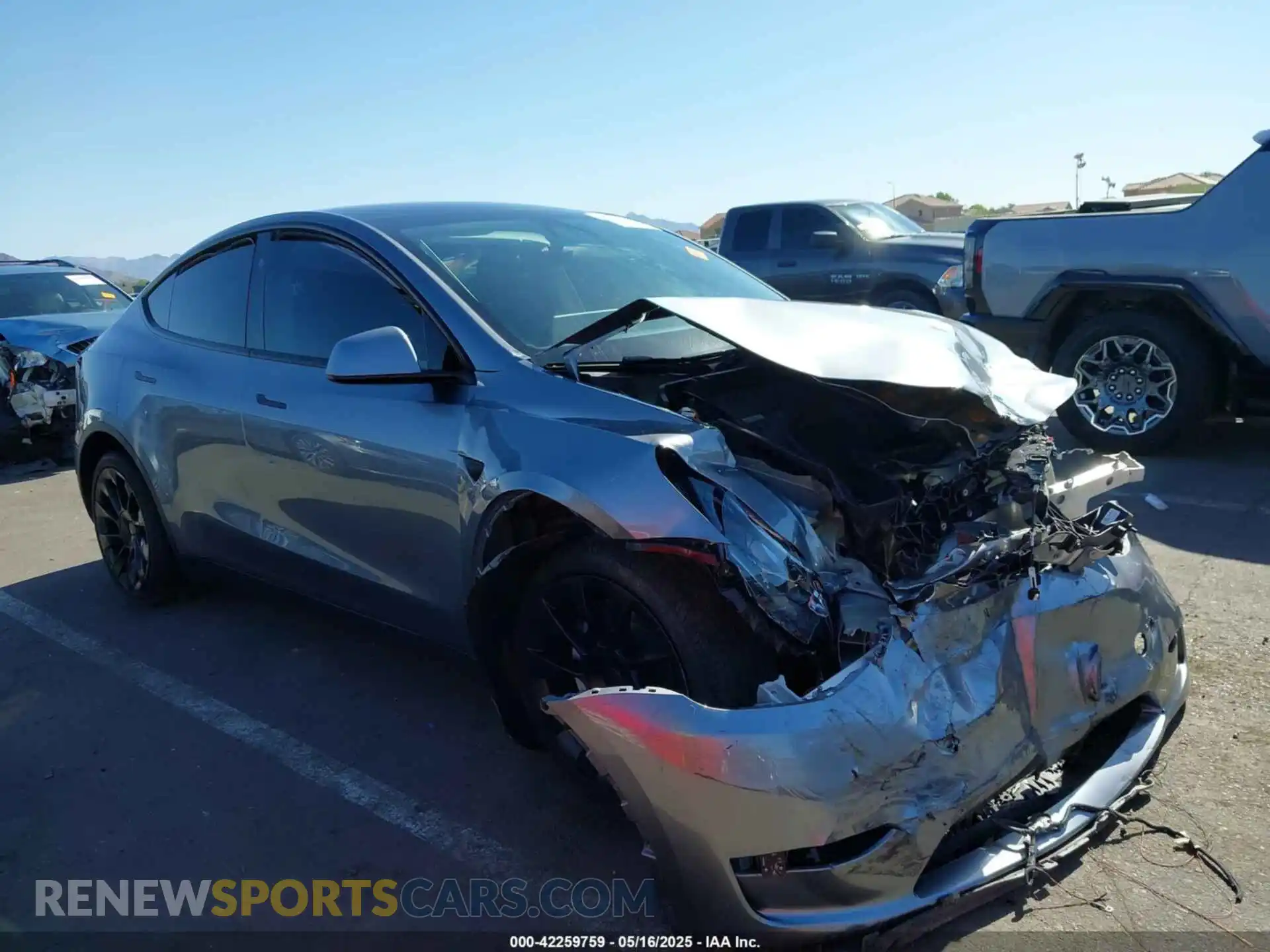1 fotografías del automóvil dañado 7SAYGAEE6RF155551 TESLA MODEL Y 2024