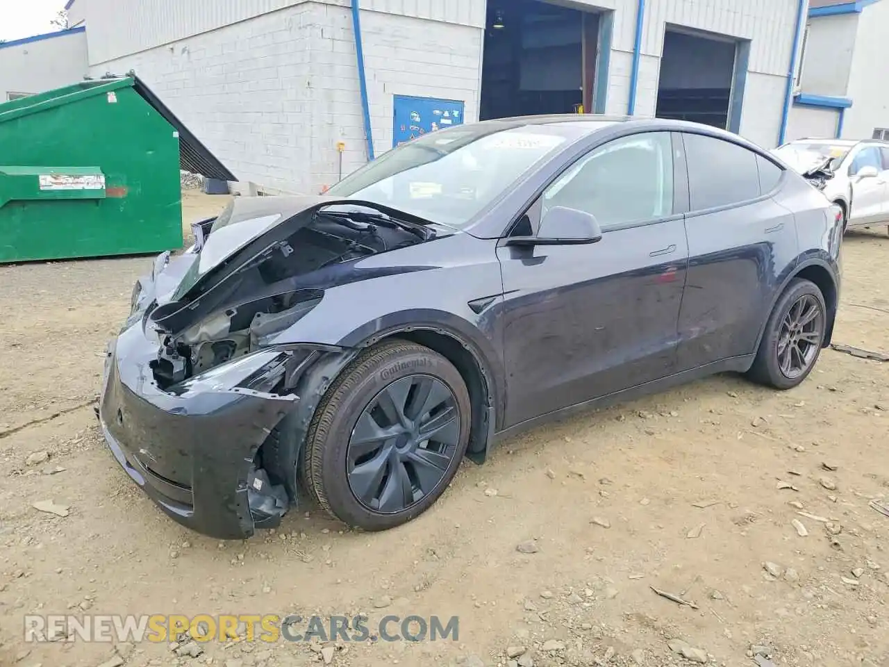 1 Фотография поврежденного автомобиля 7SAYGAEE6RF180059 TESLA MODEL Y 2024