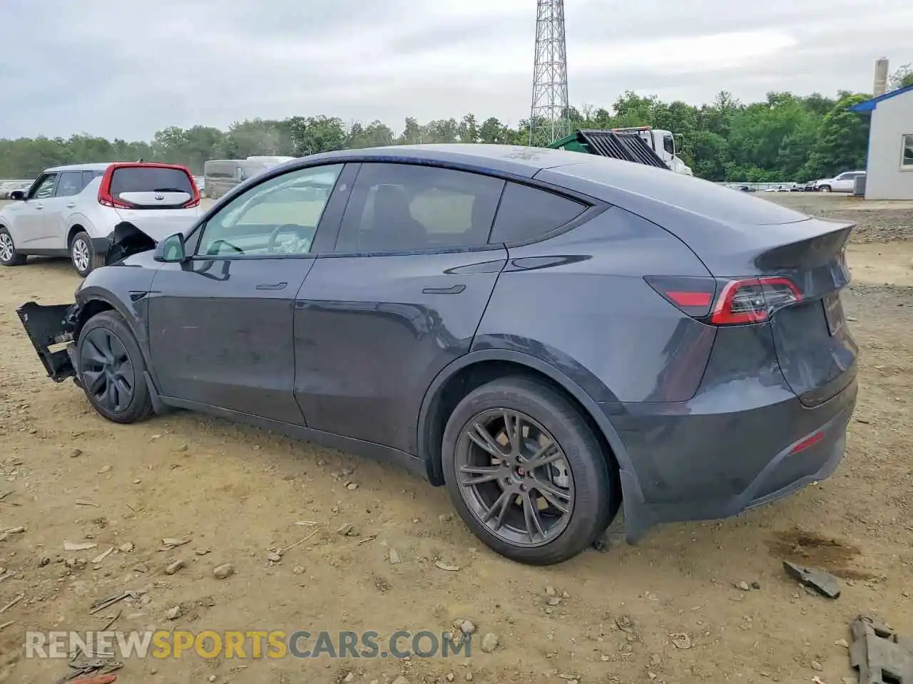 2 Фотография поврежденного автомобиля 7SAYGAEE6RF180059 TESLA MODEL Y 2024