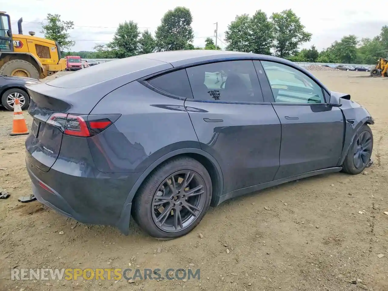 3 Фотография поврежденного автомобиля 7SAYGAEE6RF180059 TESLA MODEL Y 2024