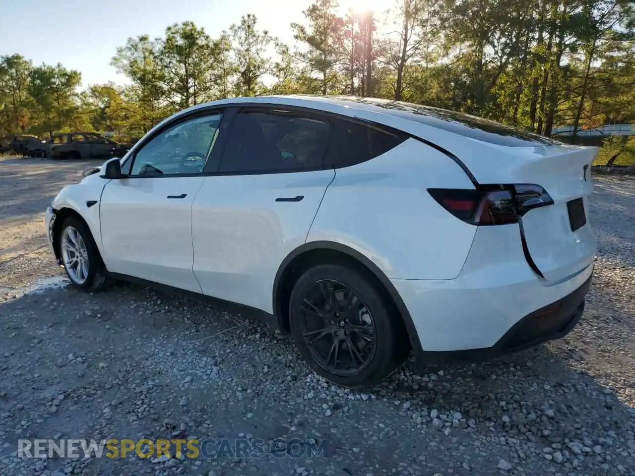 2 Photograph of a damaged car 7SAYGAEE7RF089303 TESLA MODEL Y 2024