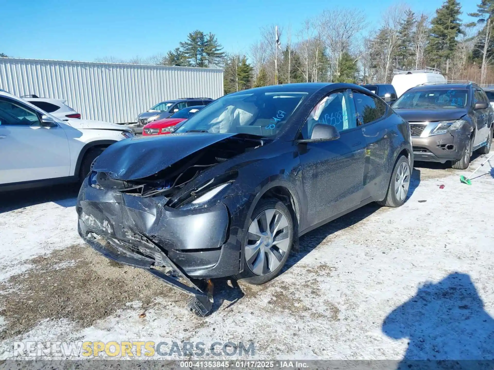 2 Photograph of a damaged car 7SAYGAEE7RF089687 TESLA MODEL Y 2024