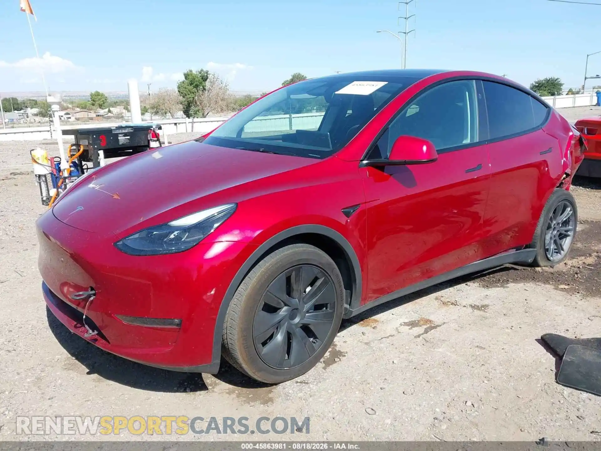 2 Photograph of a damaged car 7SAYGAEE7RF110831 TESLA MODEL Y 2024