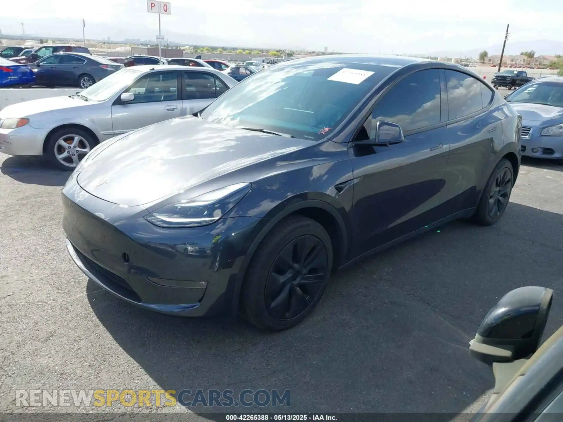 2 Фотография поврежденного автомобиля 7SAYGAEE7RF119884 TESLA MODEL Y 2024