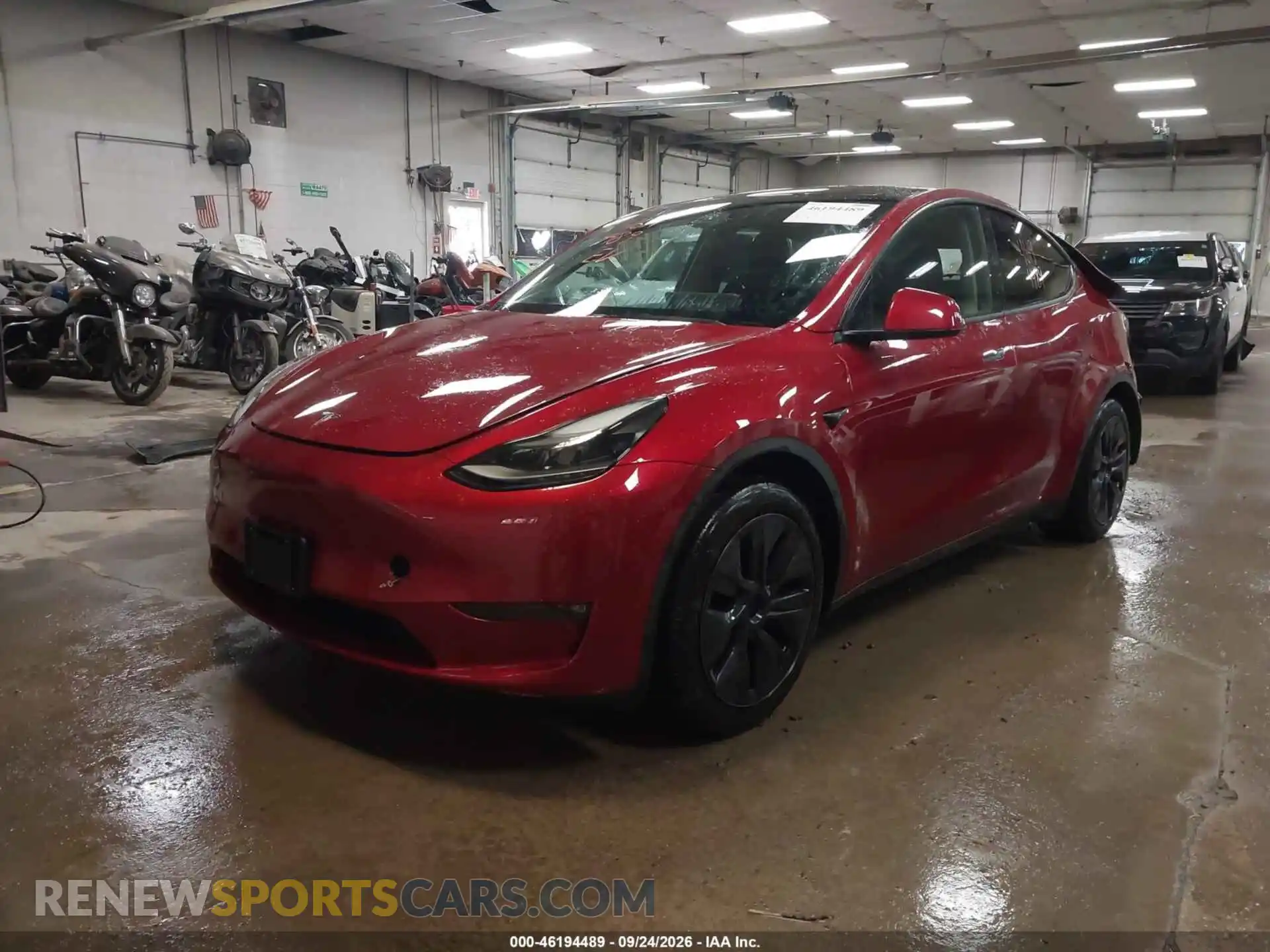 2 Фотография поврежденного автомобиля 7SAYGAEE7RF185772 TESLA MODEL Y 2024