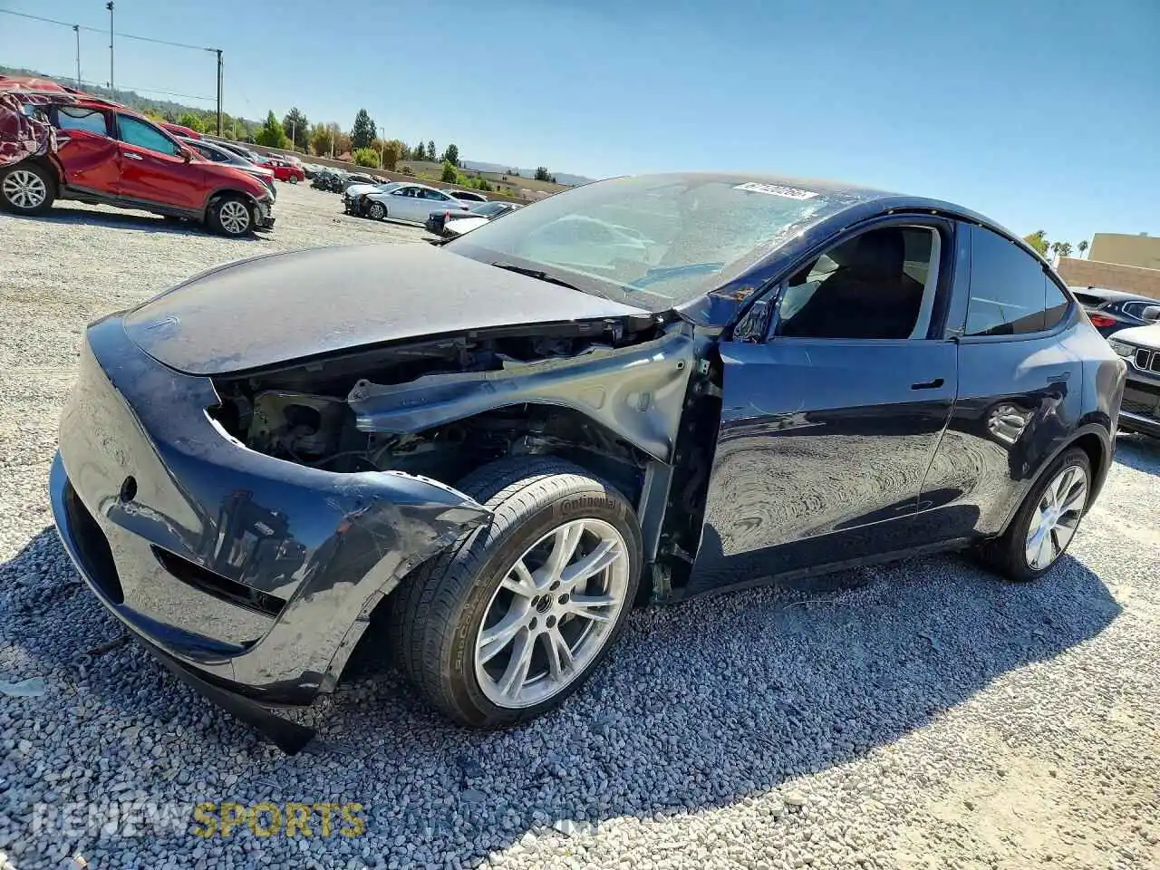 1 Фотография поврежденного автомобиля 7SAYGAEE8RF004114 TESLA MODEL Y 2024