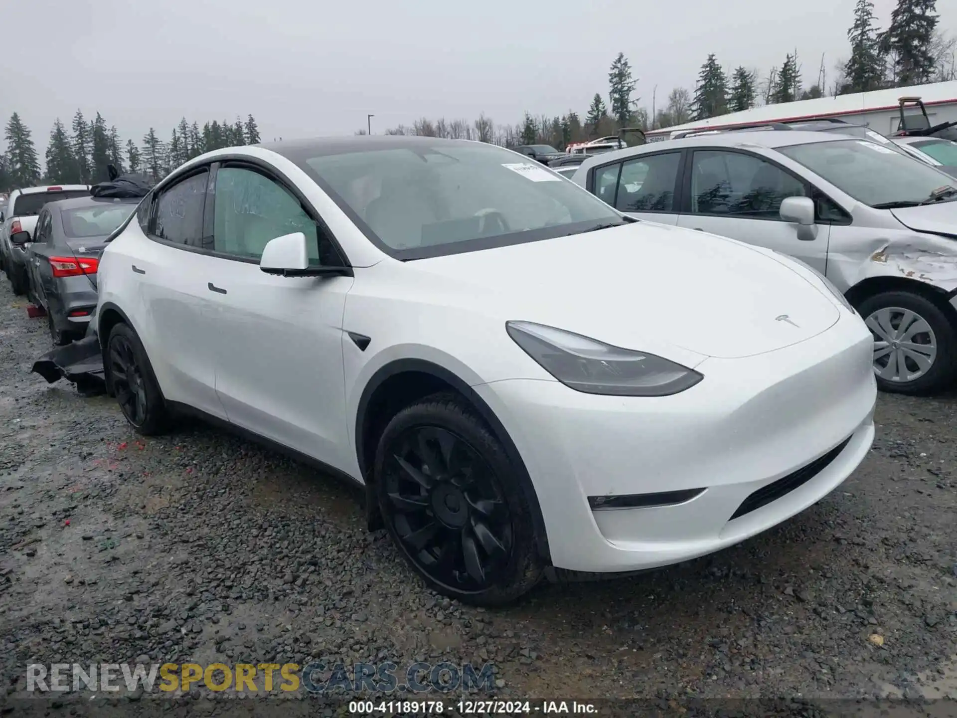1 Photograph of a damaged car 7SAYGAEE8RF004419 TESLA MODEL Y 2024