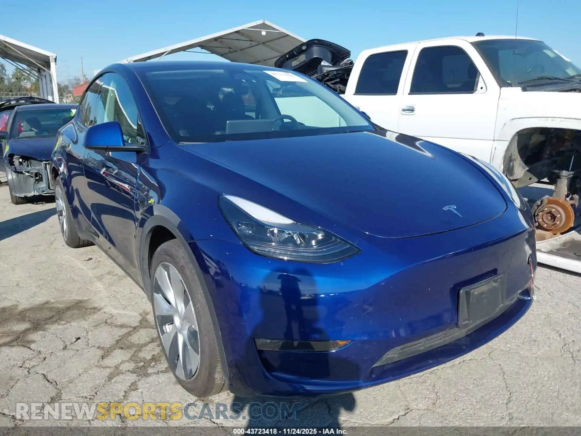 1 fotografías del automóvil dañado 7SAYGAEE8RF009832 TESLA MODEL Y 2024