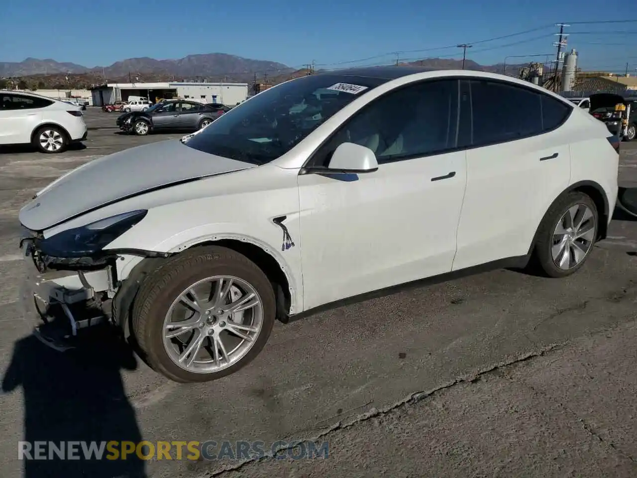 1 Photograph of a damaged car 7SAYGAEE8RF016618 TESLA MODEL Y 2024