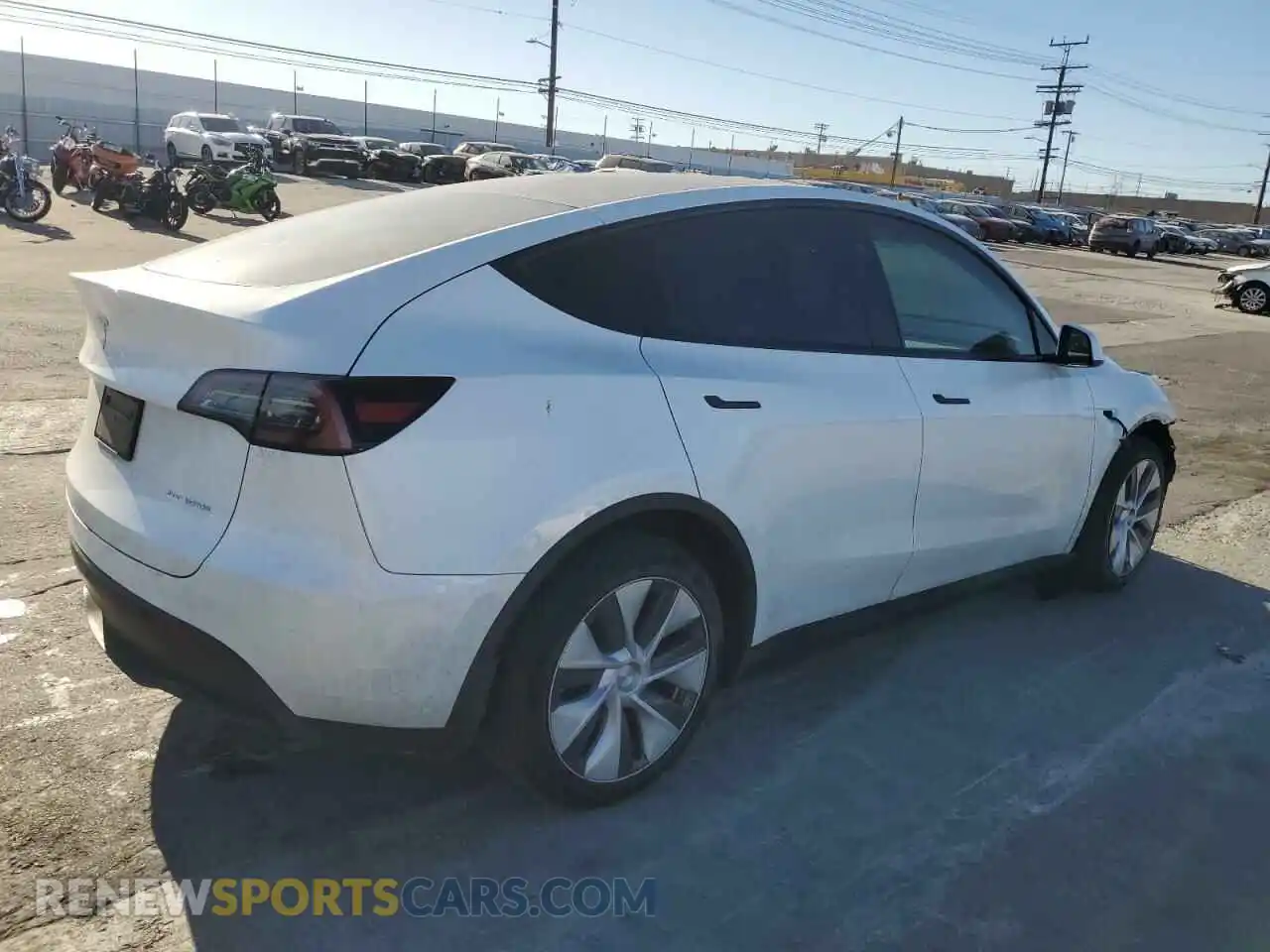 3 Photograph of a damaged car 7SAYGAEE8RF016618 TESLA MODEL Y 2024