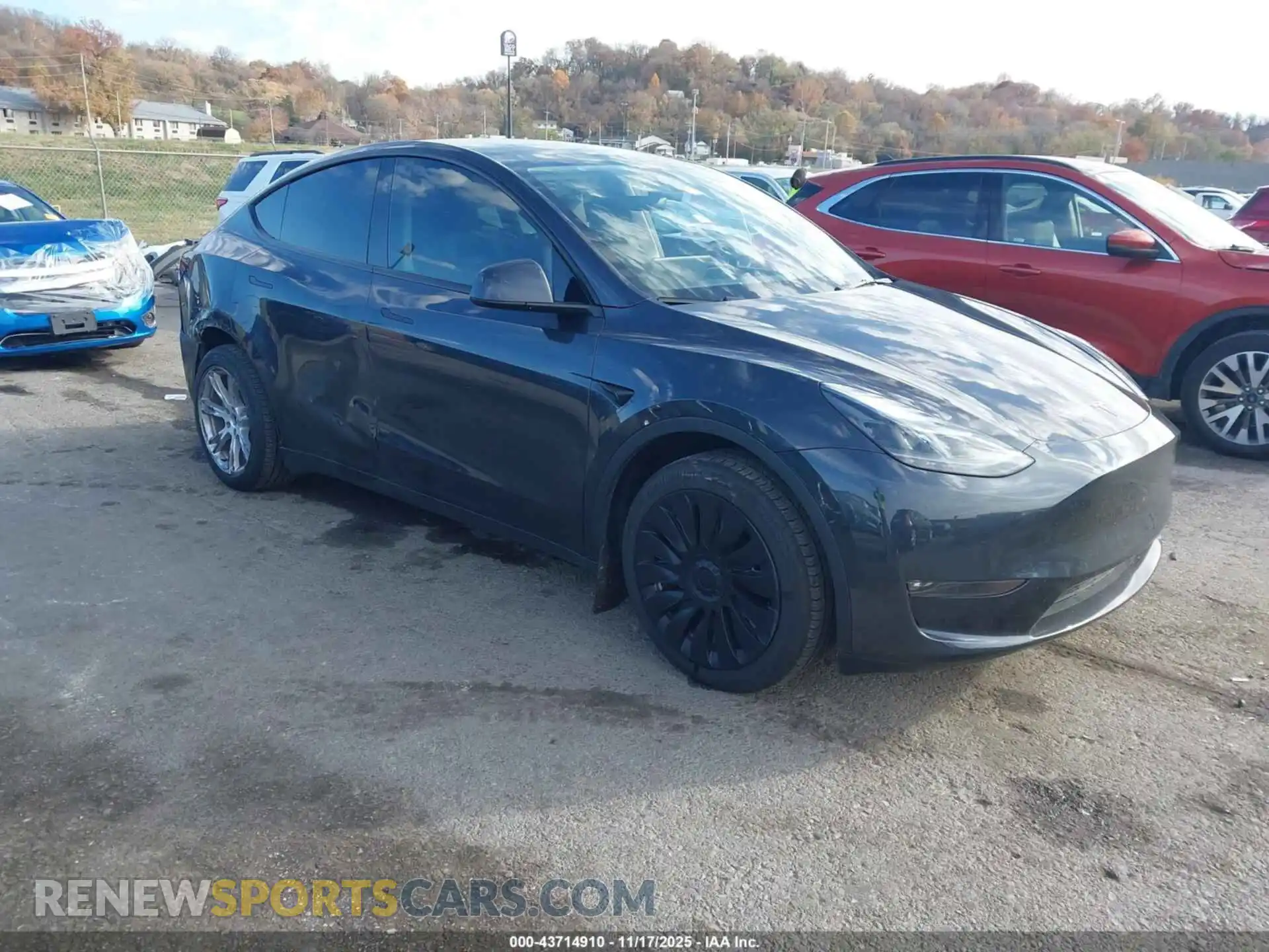 1 Photograph of a damaged car 7SAYGAEE8RF029398 TESLA MODEL Y 2024