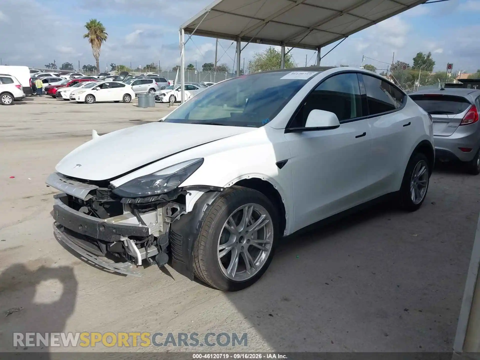 2 Photograph of a damaged car 7SAYGAEE8RF057489 TESLA MODEL Y 2024