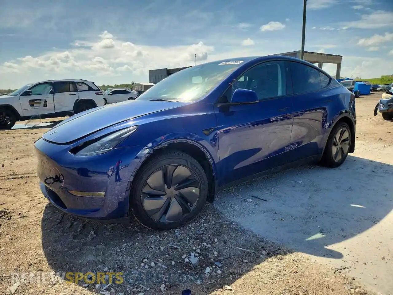 1 Photograph of a damaged car 7SAYGAEE8RF100874 TESLA MODEL Y 2024