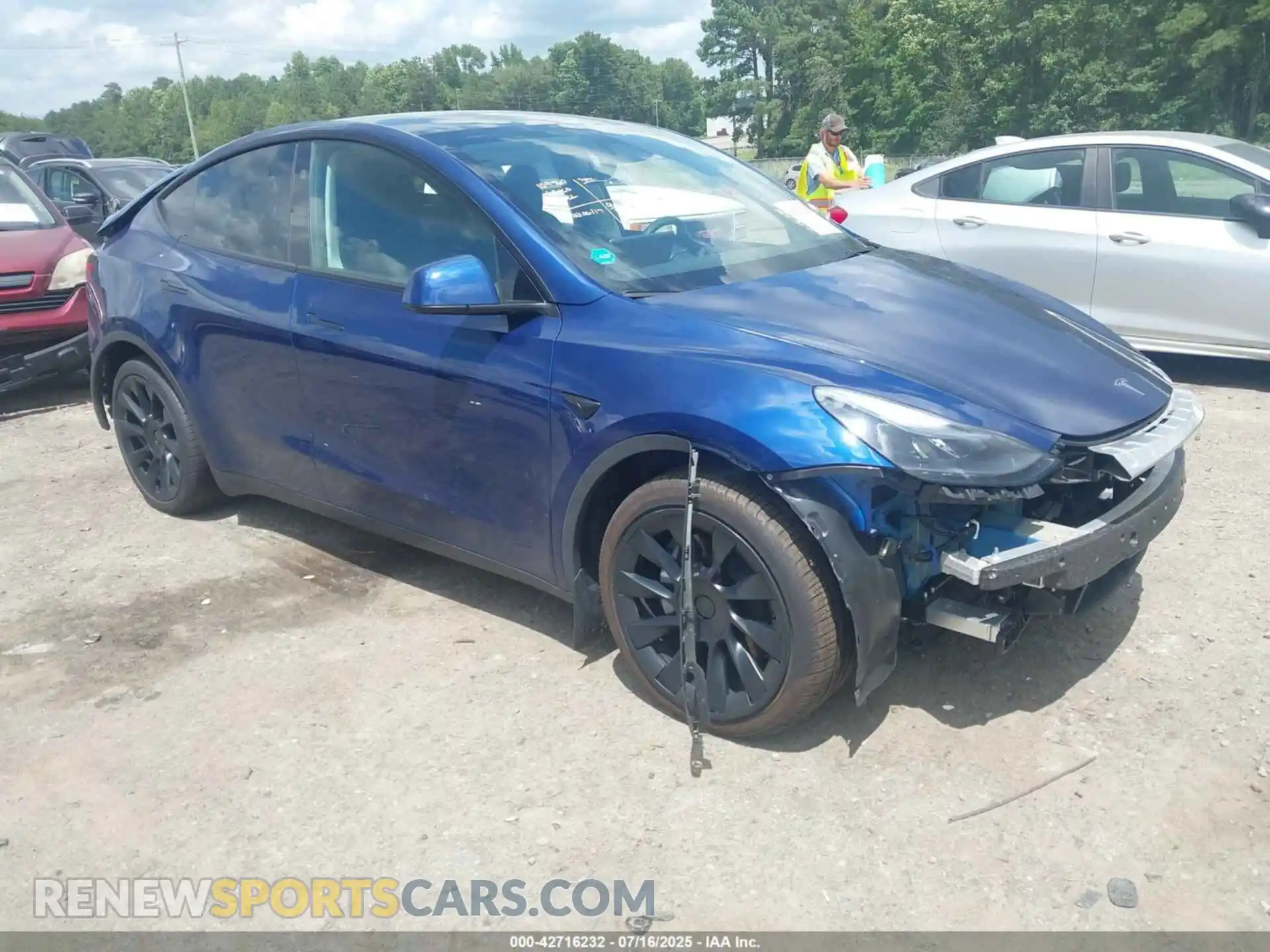 1 Photograph of a damaged car 7SAYGAEE8RF109560 TESLA MODEL Y 2024