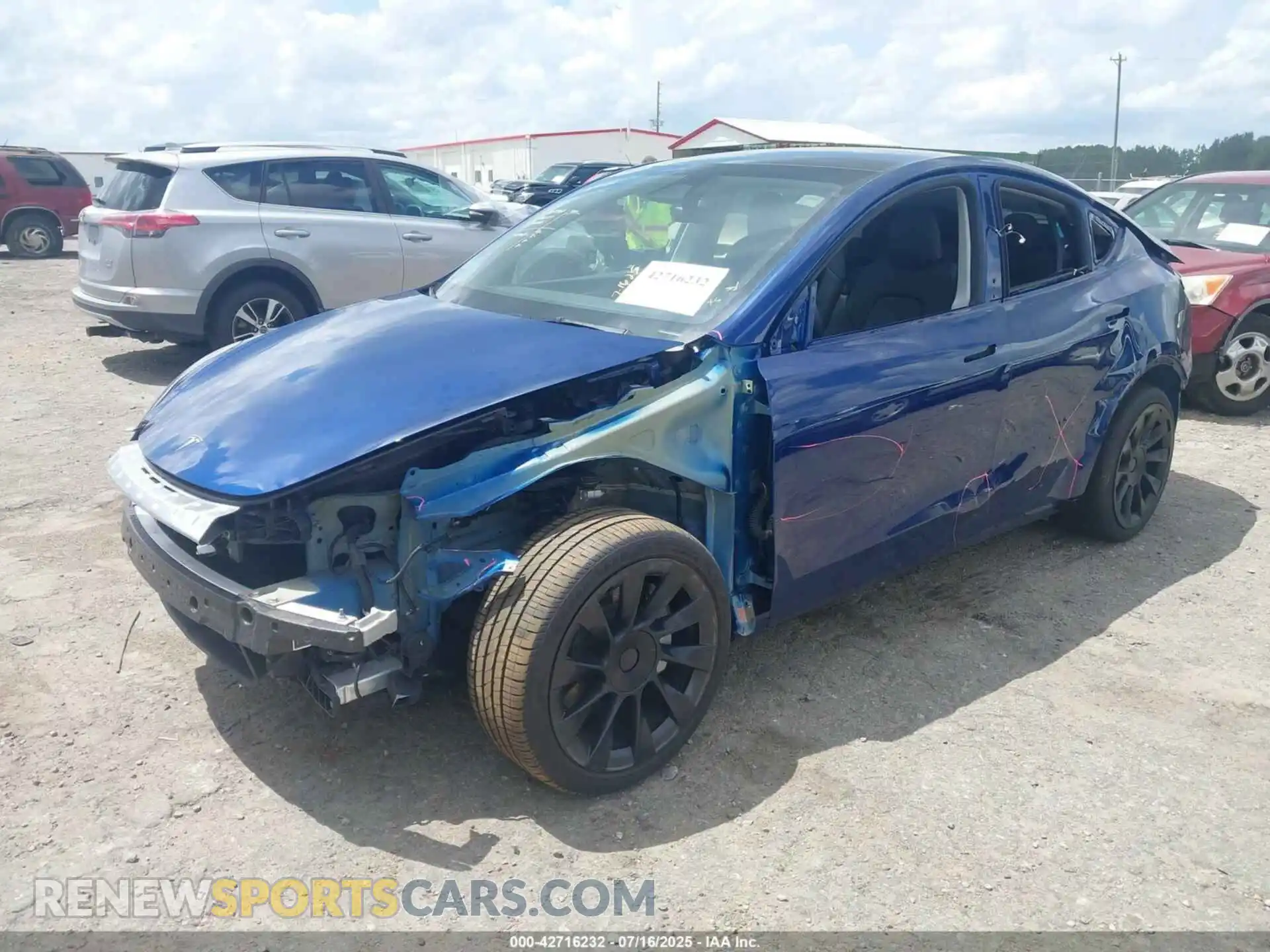 2 Photograph of a damaged car 7SAYGAEE8RF109560 TESLA MODEL Y 2024