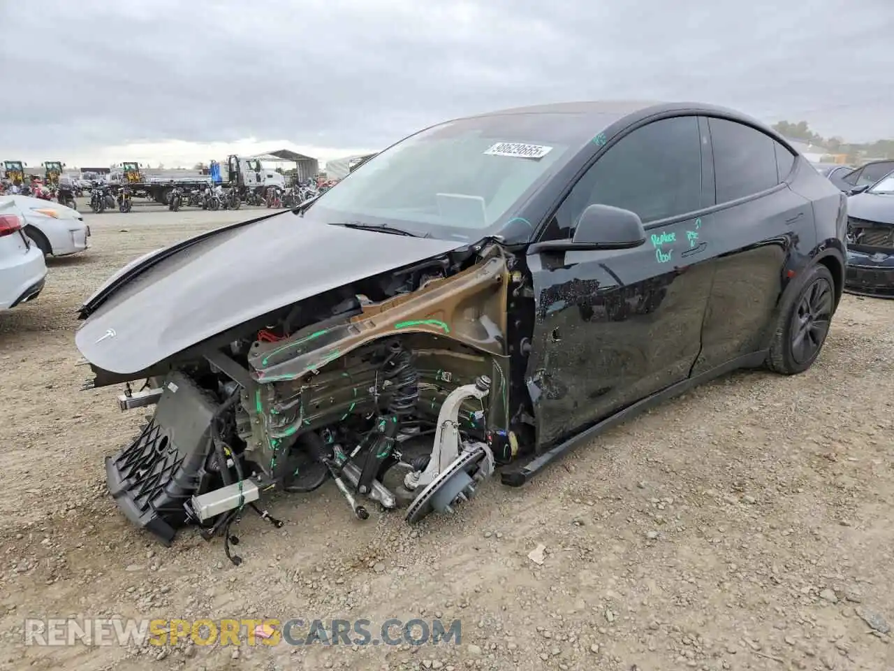 1 Фотография поврежденного автомобиля 7SAYGAEE8RF115858 TESLA MODEL Y 2024