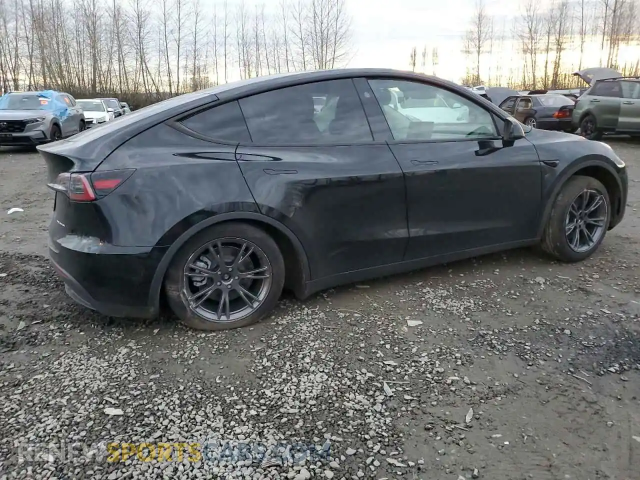 3 Photograph of a damaged car 7SAYGAEE8RF116542 TESLA MODEL Y 2024