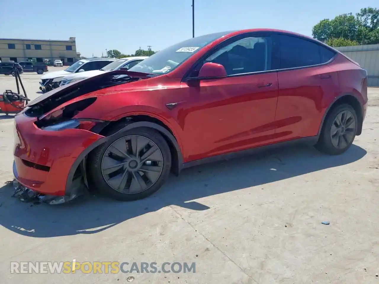 1 Фотография поврежденного автомобиля 7SAYGAEE8RF130120 TESLA MODEL Y 2024