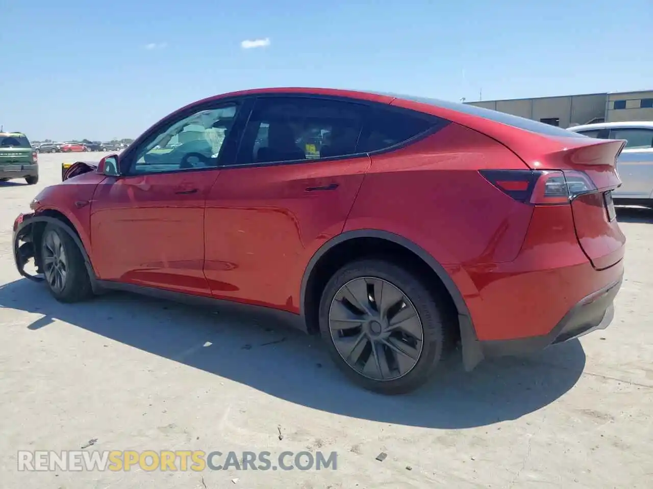 2 Фотография поврежденного автомобиля 7SAYGAEE8RF130120 TESLA MODEL Y 2024