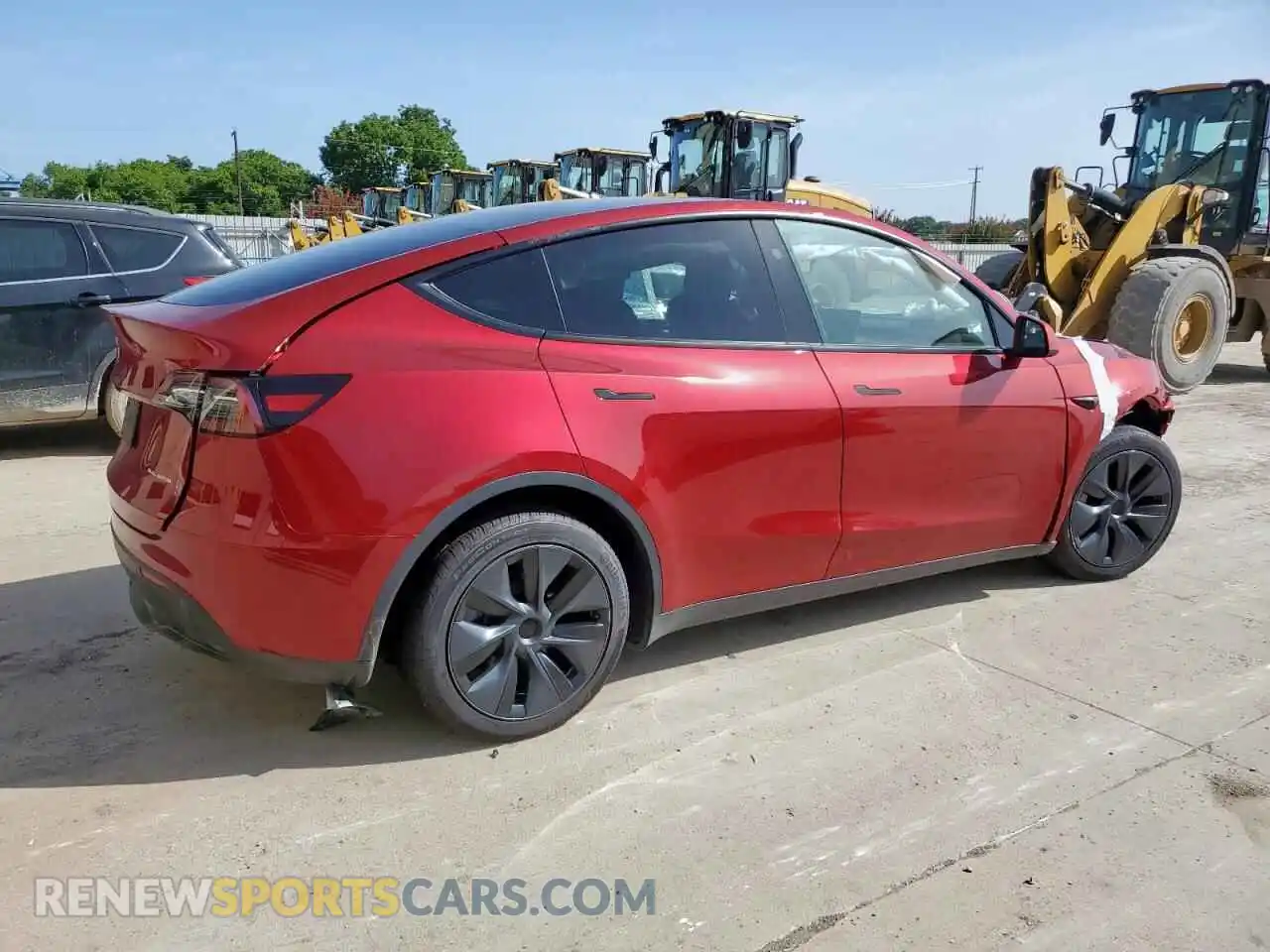 3 Фотография поврежденного автомобиля 7SAYGAEE8RF130120 TESLA MODEL Y 2024