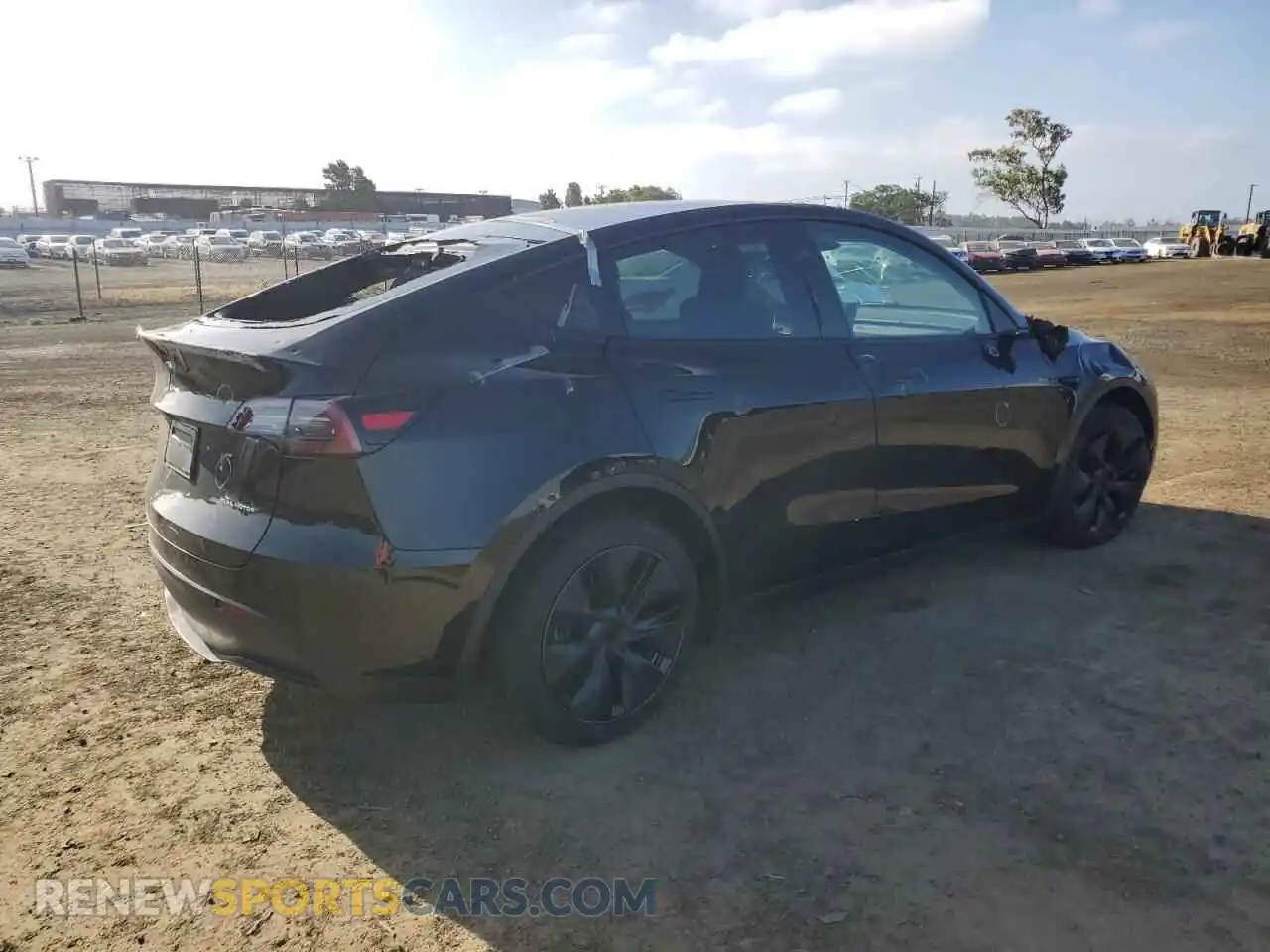 3 fotografías del automóvil dañado 7SAYGAEE8RF186123 TESLA MODEL Y 2024