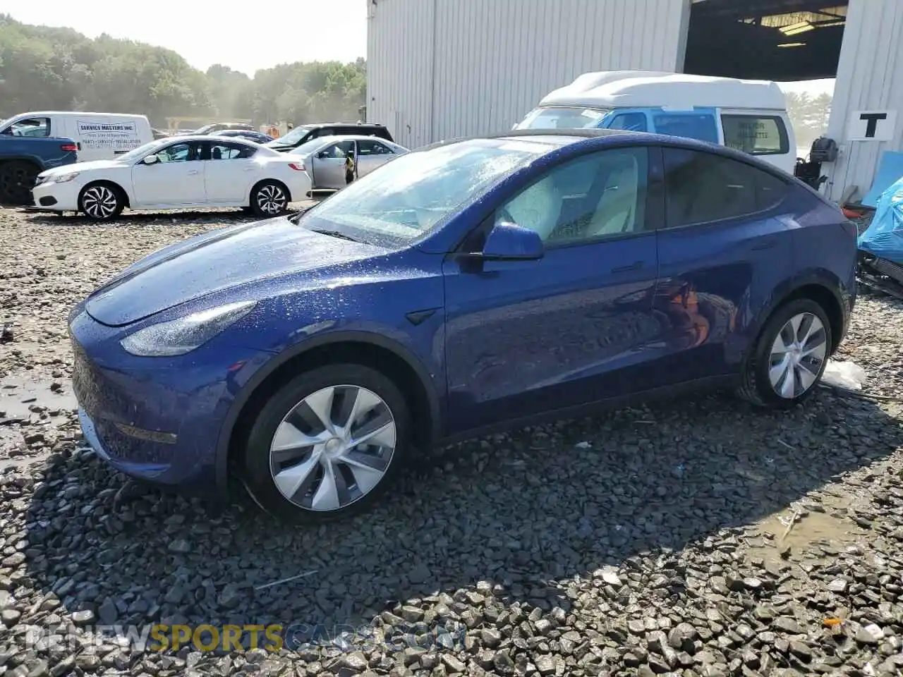 1 Photograph of a damaged car 7SAYGAEE9RF072132 TESLA MODEL Y 2024