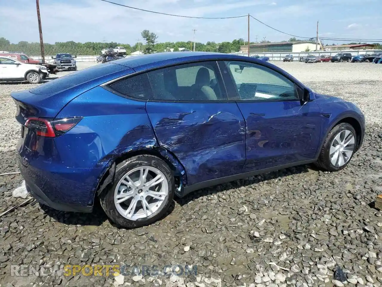 3 Photograph of a damaged car 7SAYGAEE9RF072132 TESLA MODEL Y 2024
