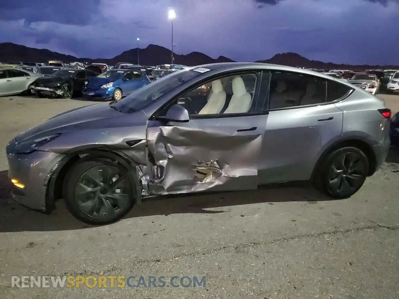 1 Photograph of a damaged car 7SAYGAEE9RF168505 TESLA MODEL Y 2024