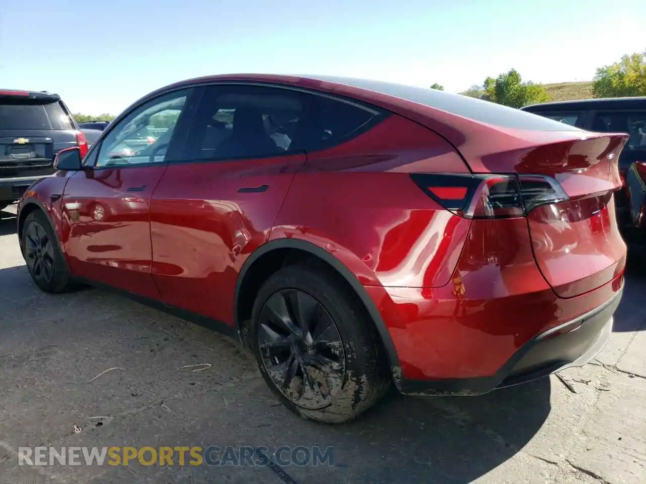 2 Photograph of a damaged car 7SAYGAEE9RF198765 TESLA MODEL Y 2024