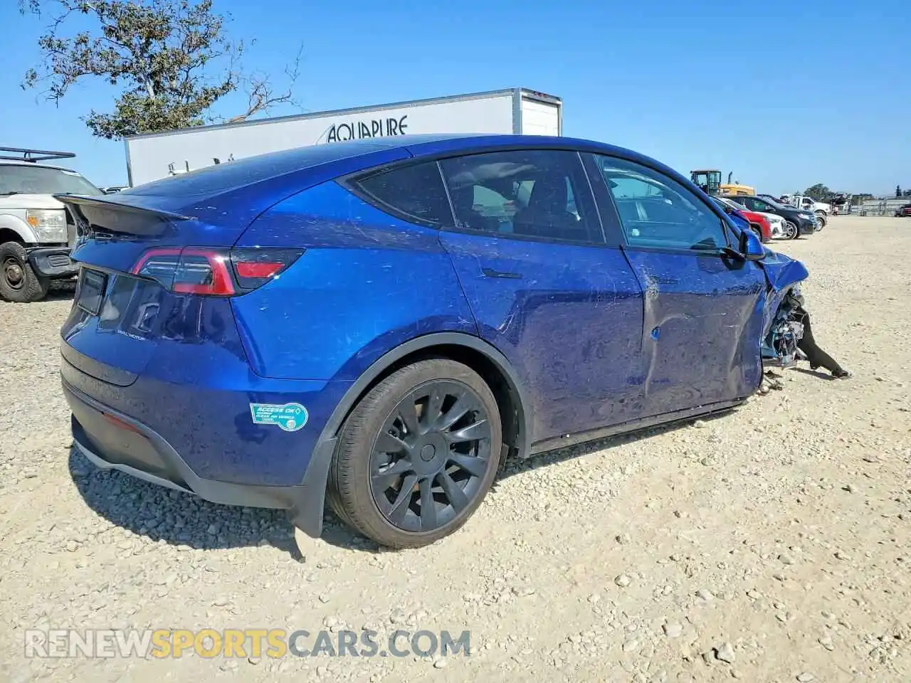 3 Фотография поврежденного автомобиля 7SAYGAEE9RF983478 TESLA MODEL Y 2024