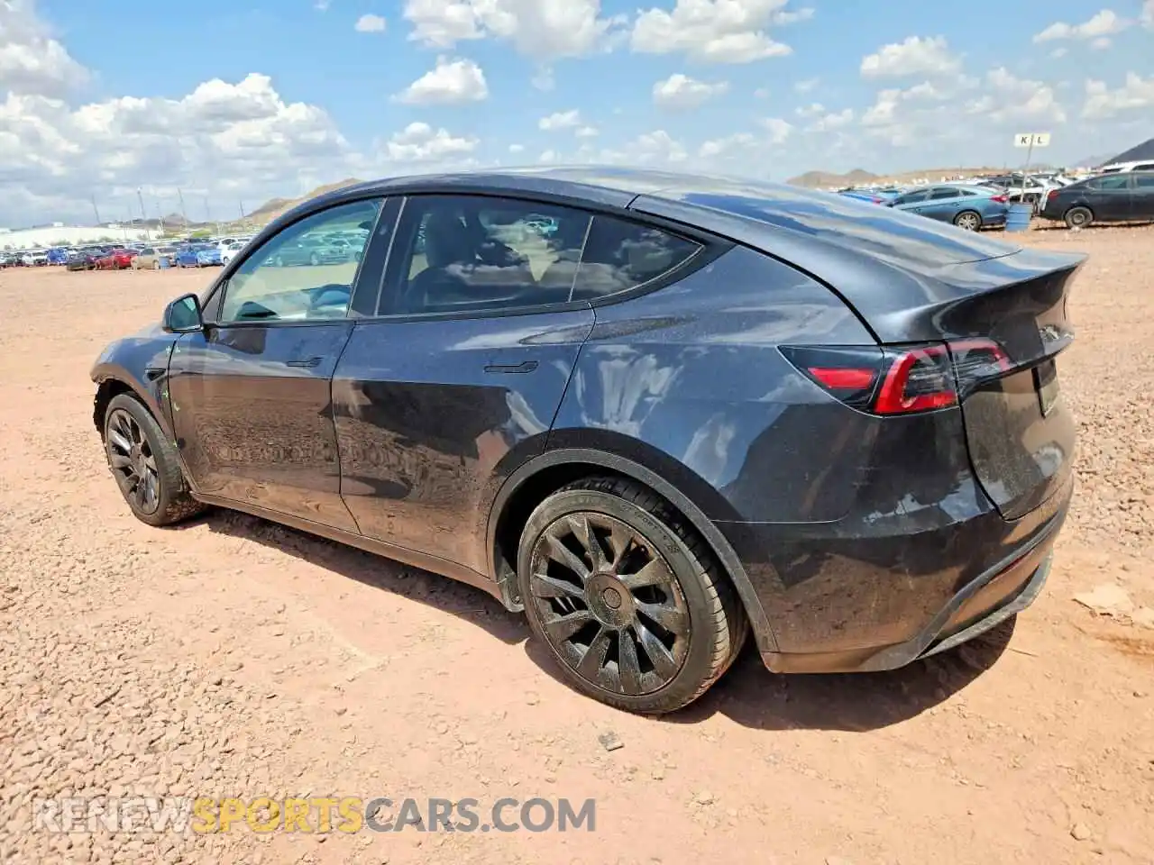 2 Photograph of a damaged car 7SAYGAEEXRF021318 TESLA MODEL Y 2024