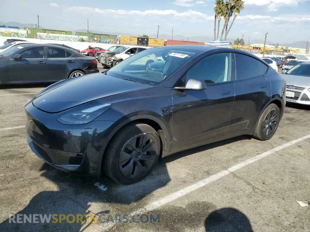 1 Photograph of a damaged car 7SAYGAEEXRF104778 TESLA MODEL Y 2024