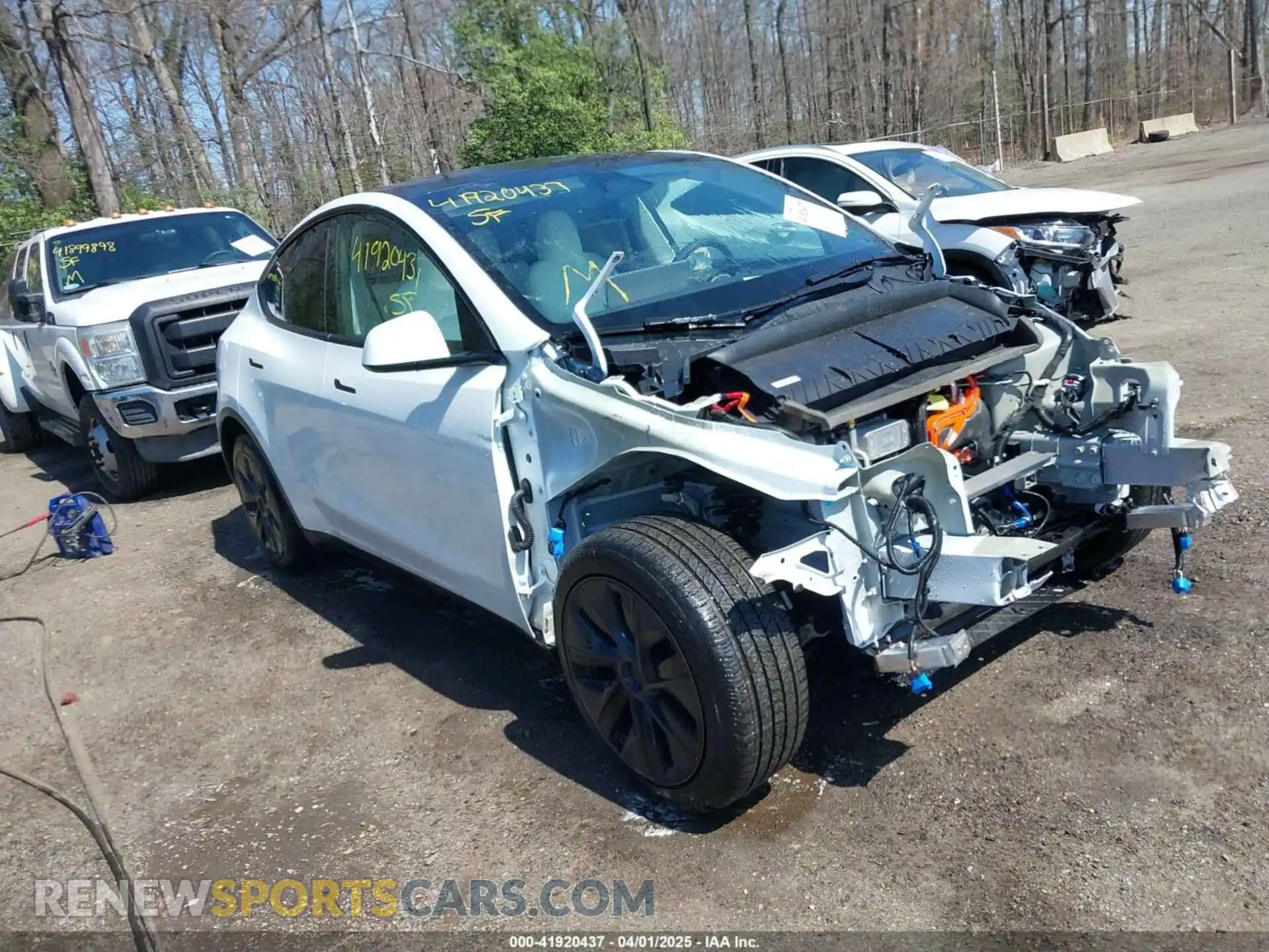 1 Photograph of a damaged car 7SAYGAEEXRF208493 TESLA MODEL Y 2024