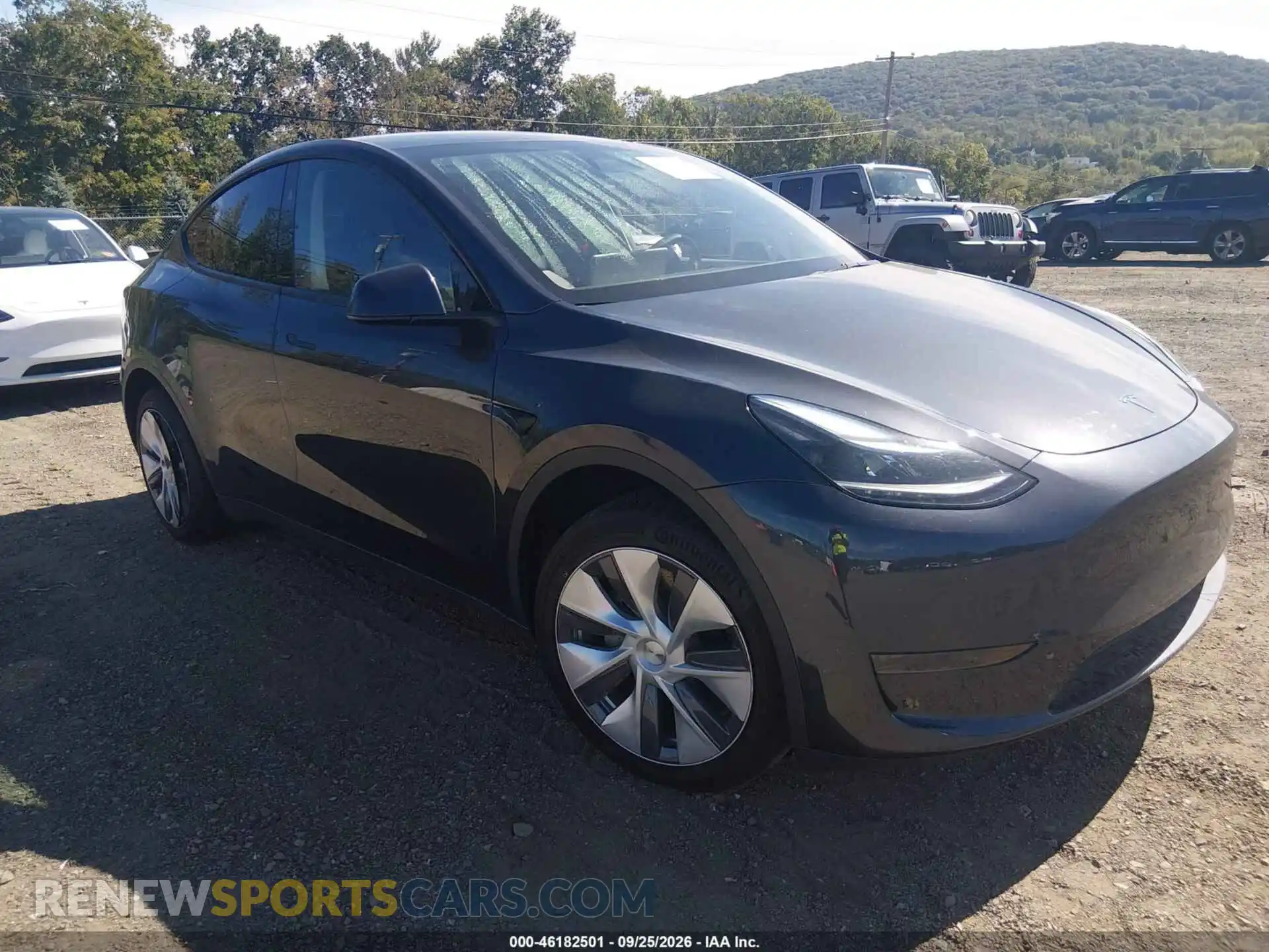 1 Photograph of a damaged car 7SAYGDED0RF091709 TESLA MODEL Y 2024