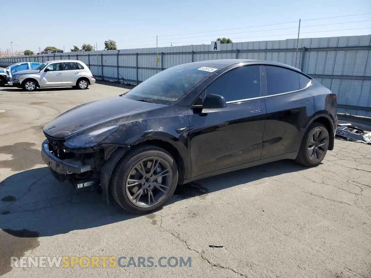 1 Photograph of a damaged car 7SAYGDED0RF095274 TESLA MODEL Y 2024