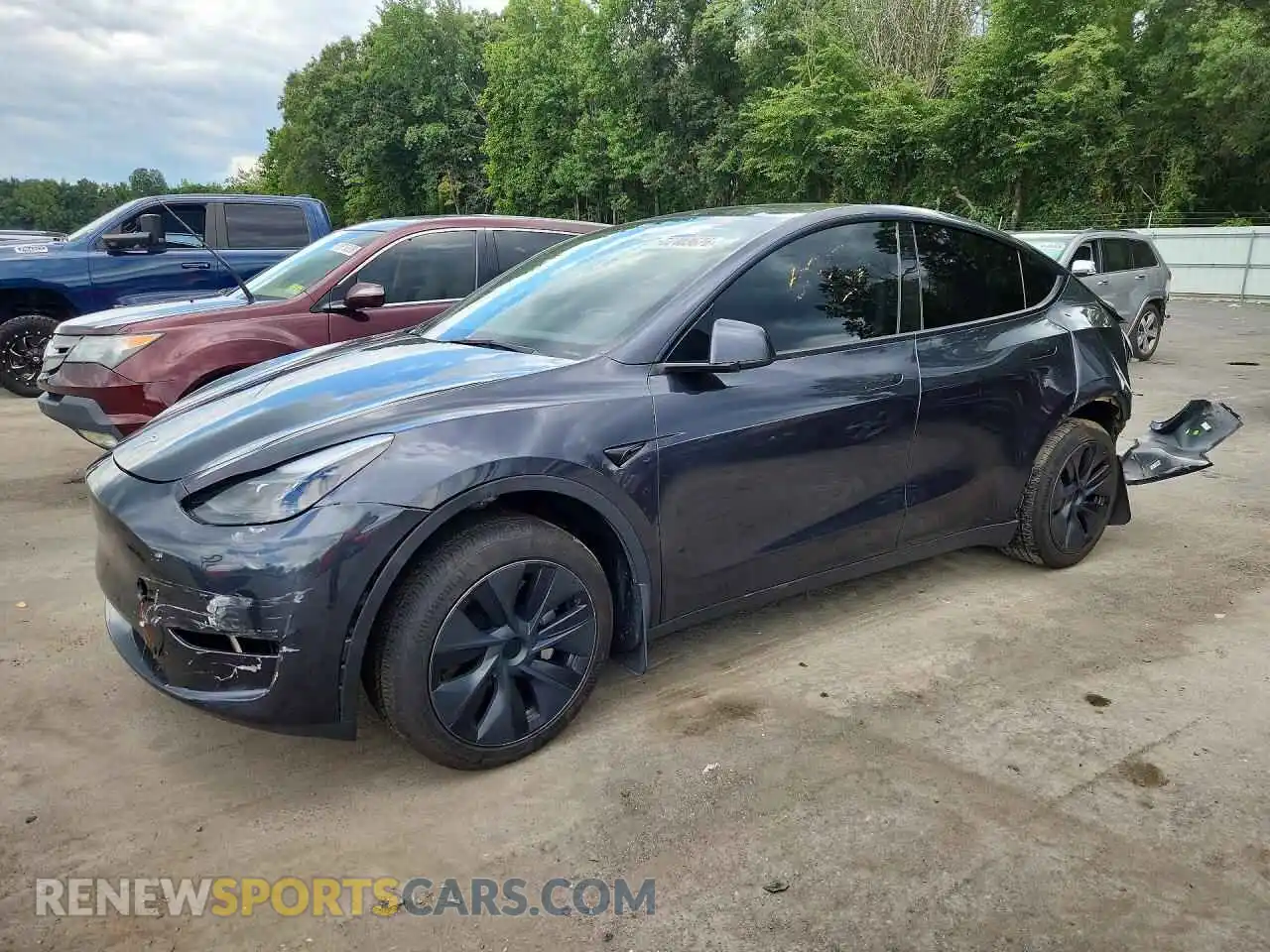 1 fotografías del automóvil dañado 7SAYGDED0RF103826 TESLA MODEL Y 2024