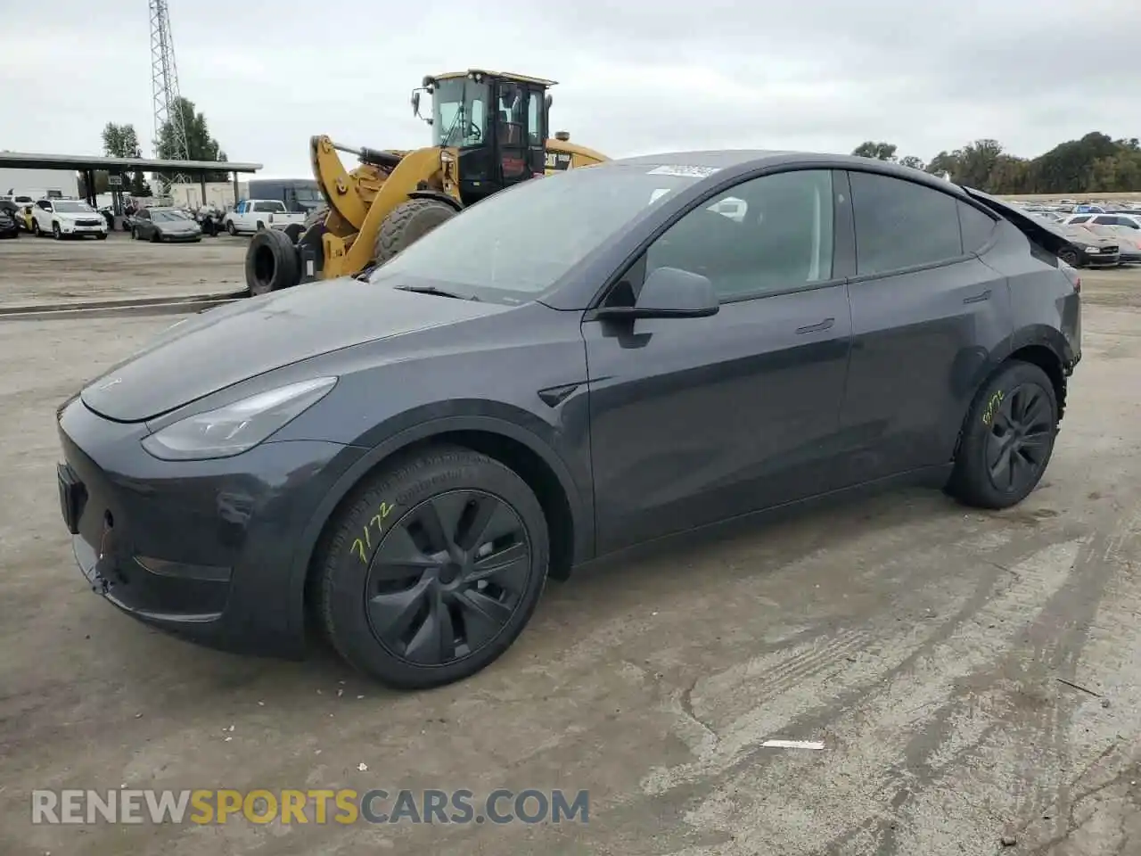 1 Фотография поврежденного автомобиля 7SAYGDED0RF109366 TESLA MODEL Y 2024