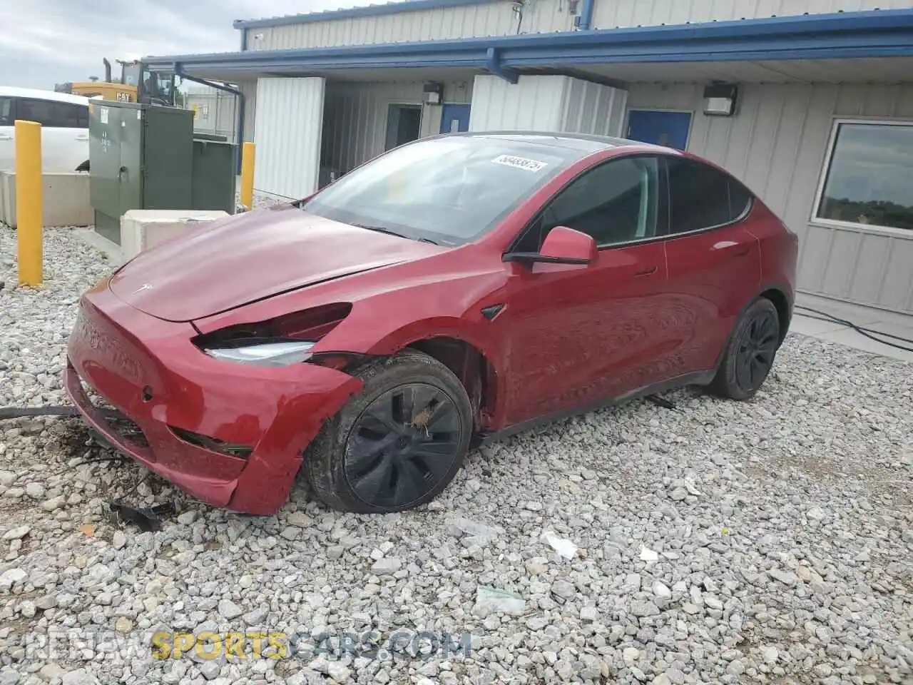 1 Photograph of a damaged car 7SAYGDED0RF111750 TESLA MODEL Y 2024