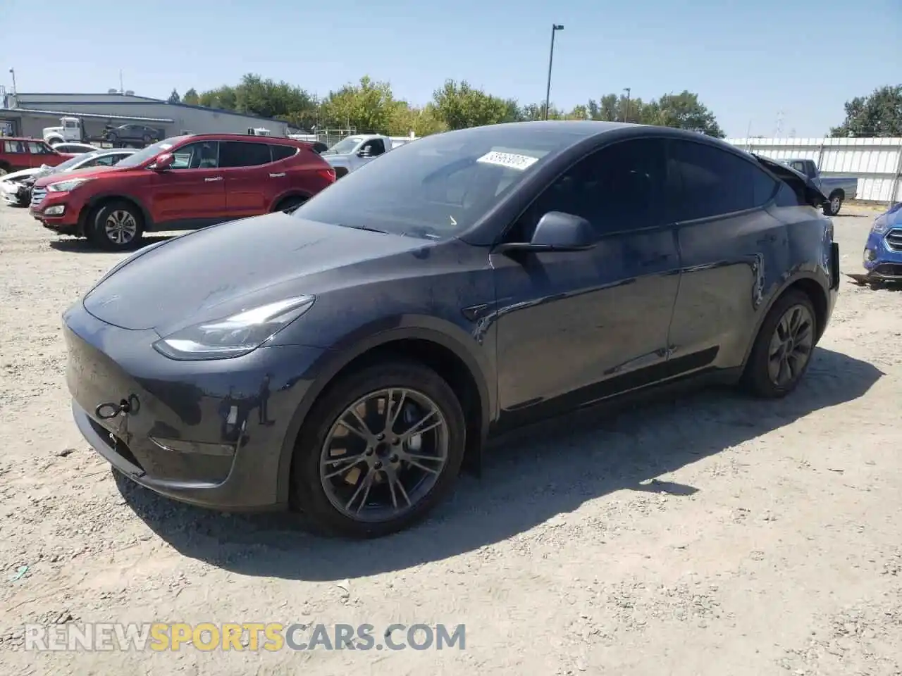 1 Photograph of a damaged car 7SAYGDED0RF214456 TESLA MODEL Y 2024