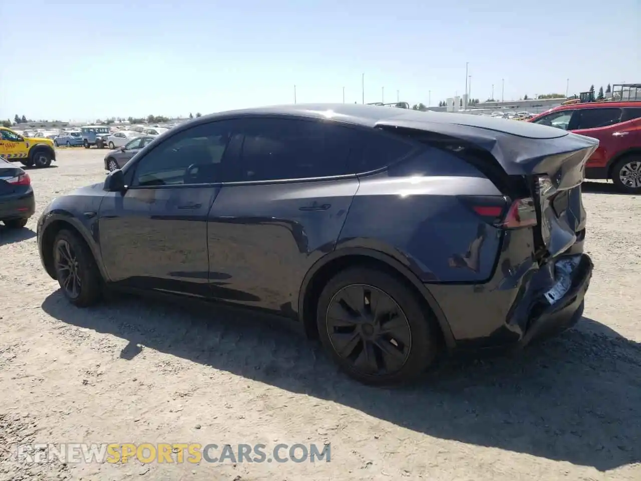 2 Photograph of a damaged car 7SAYGDED0RF214456 TESLA MODEL Y 2024