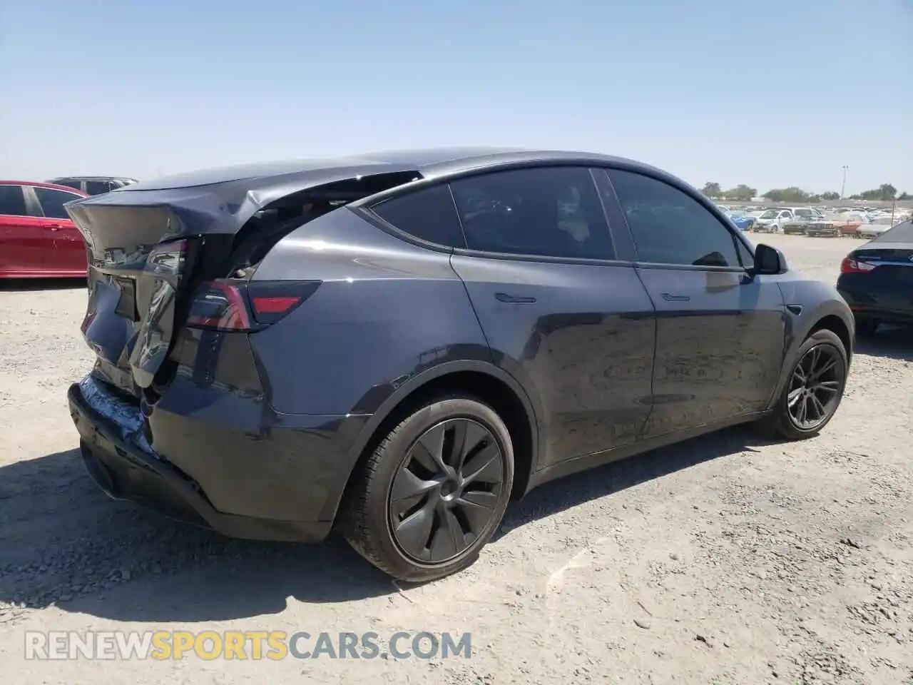 3 Photograph of a damaged car 7SAYGDED0RF214456 TESLA MODEL Y 2024